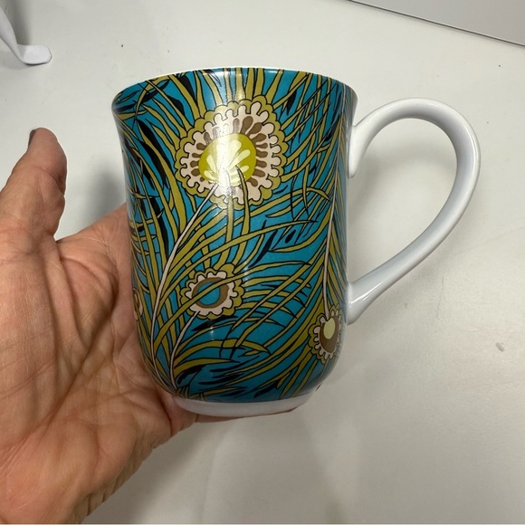 Liberty of London for Target Teal Peacock Mug - Picture 5 of 6